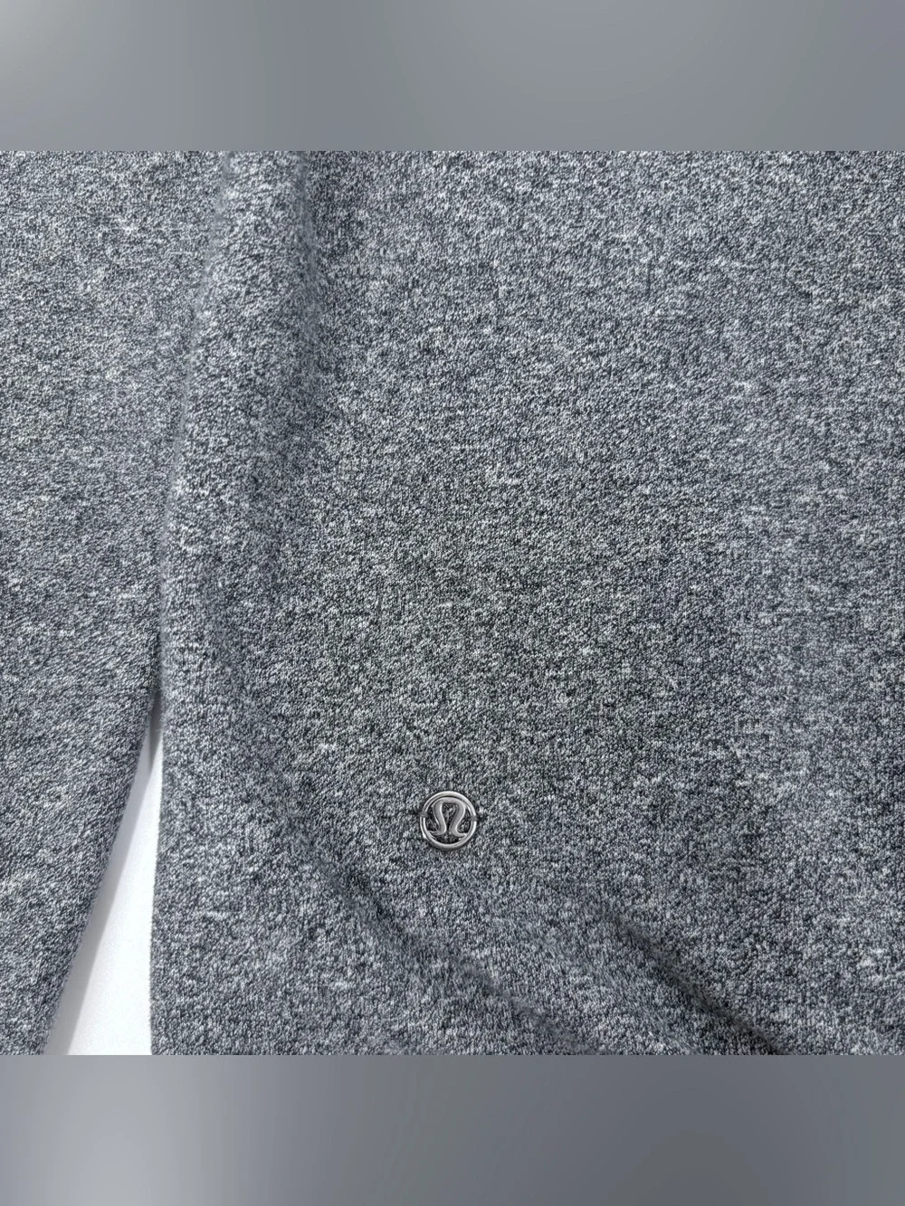 Lululemon Om & Roam Heathered Speckled Black Pullover Sweater
